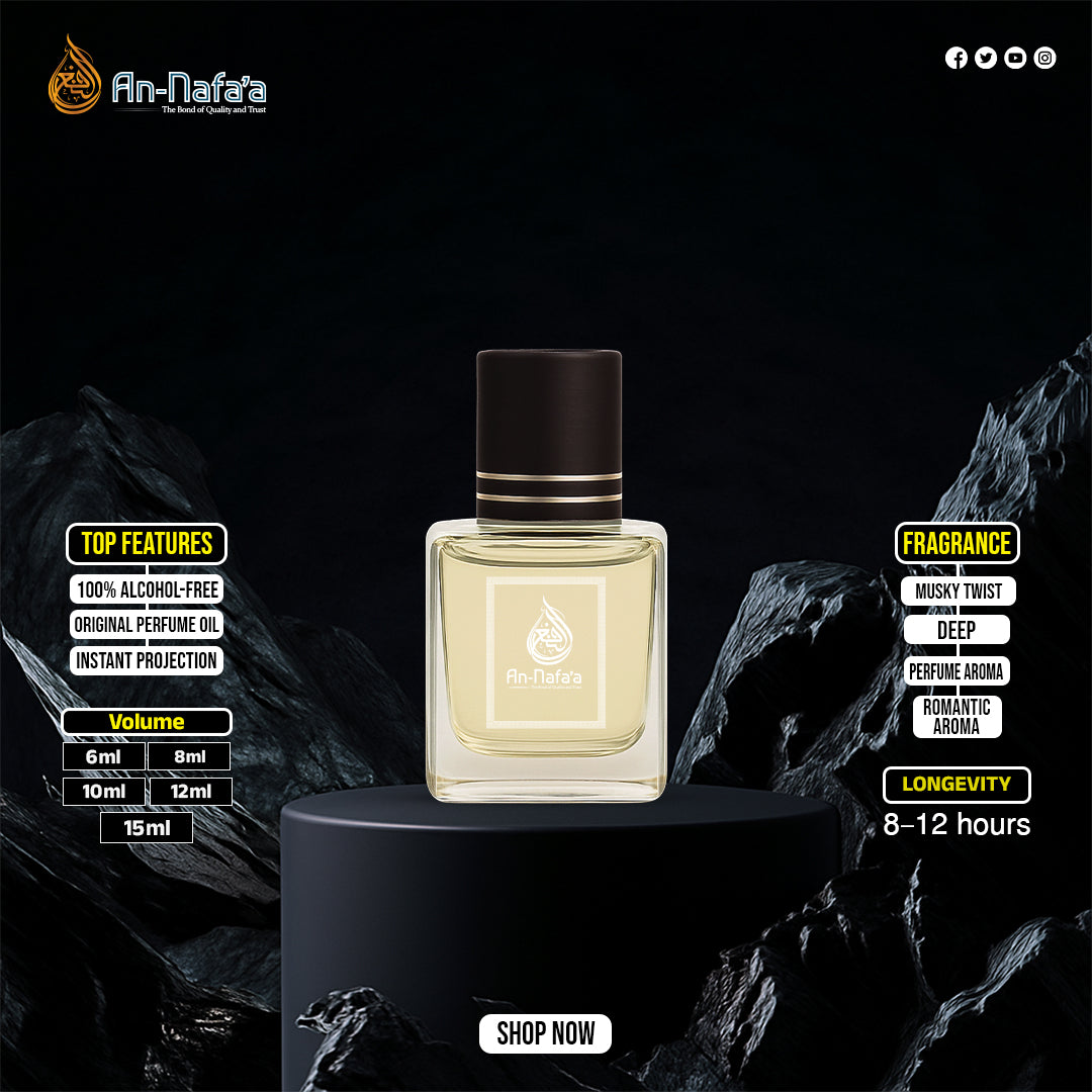 Black Sukar Sweet Attar Exotic Oud & Sweet Musk Perfume